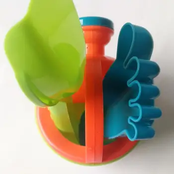 

Set Children Outdoor Beach Foot Bucket Spade Fun Digging Sand Playing Toy New
