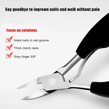 

Professional Heavy Duty Thick Toe Nail Clippers Podiatry Stainless Steel KG66
