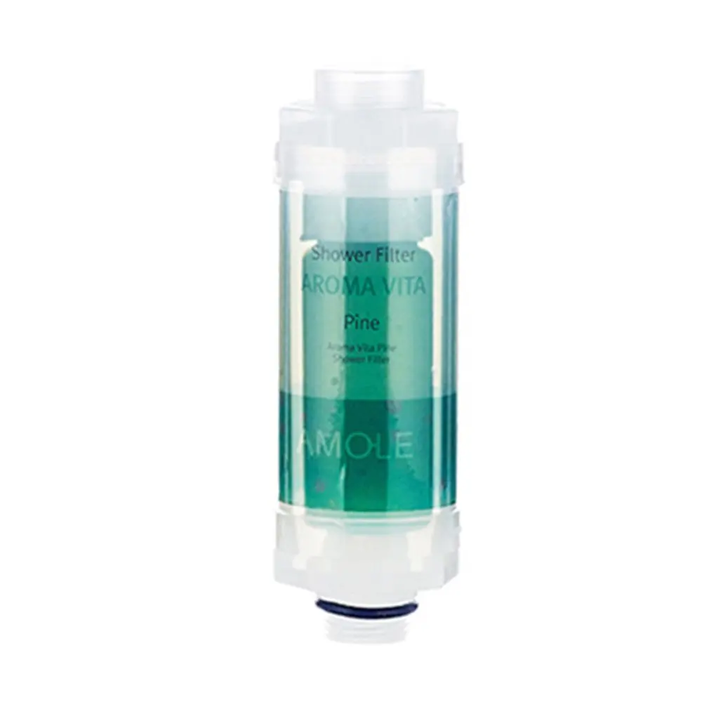 Витамин С ароматический фильтр для душа стержень увлажняющий уход за волосами защита чувствительной кожи фильтрация стержень batoom аксессуары - Цвет: pine
