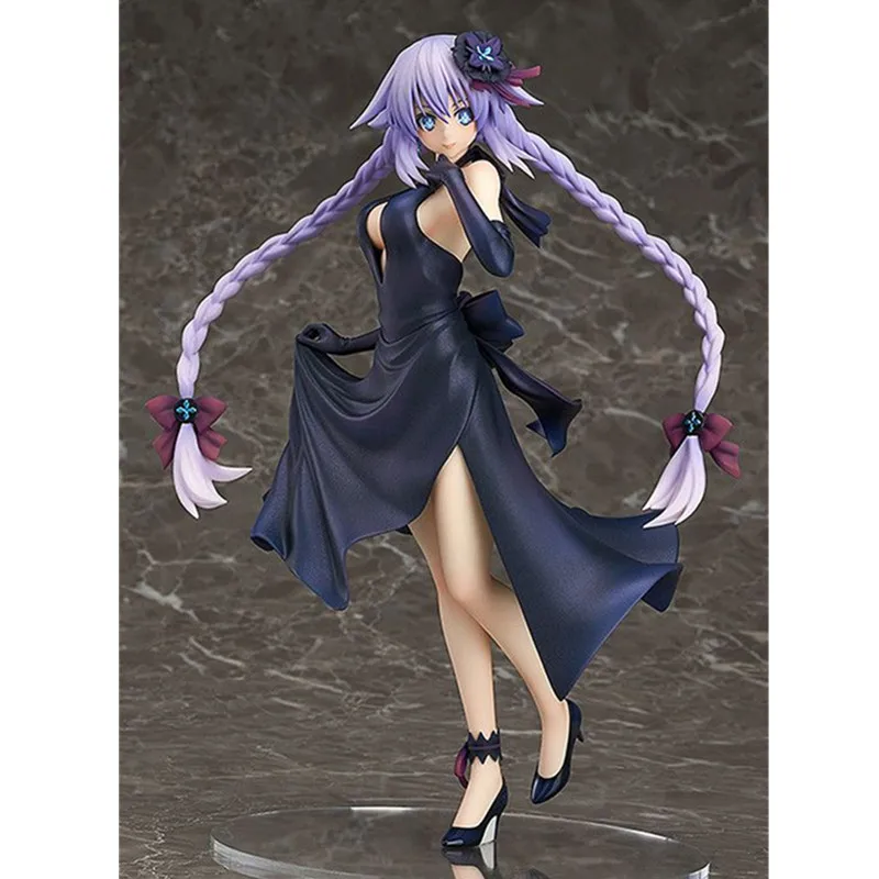 

Anime Hyperdimension Neptunia Neptune Pvc Action Figure Little loli Purple Heart Figure Anime Figure Model Toy Collection A219