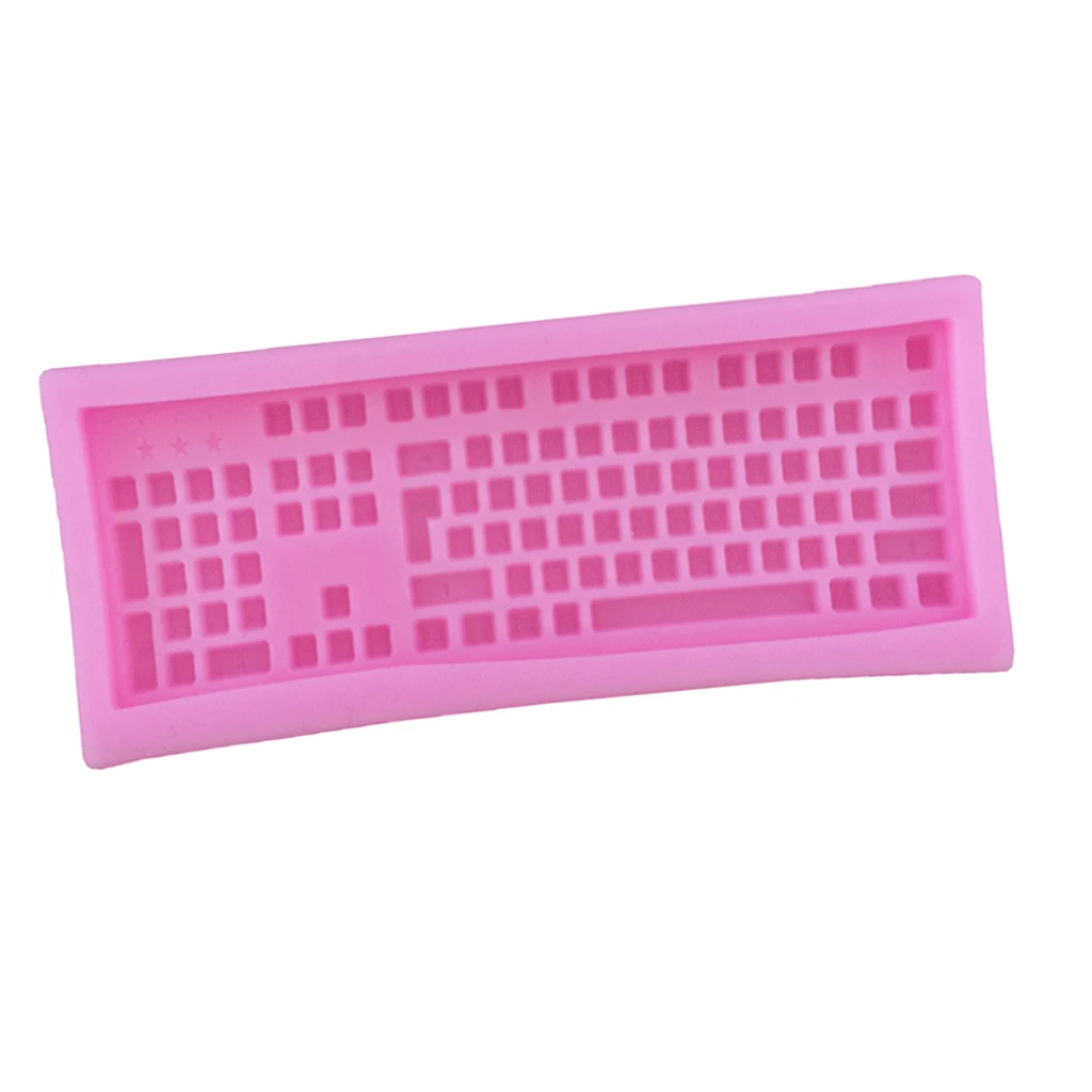 Keyboard Novelty 3D DIY Silicone Chocolate Fondant Mould Mold Cake Decorating Tools
