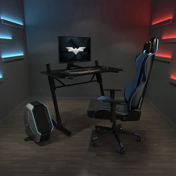 

Ergonomic Gaming Desk E-sports Computer Table PC Desk Gamer Tables Workstation with with Cup Holder
