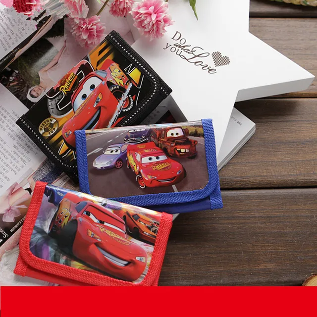 12PCS Disney Pixar Car Wallet Kids happy birthday Party gift Cute Giveaway Supply Decoration 1