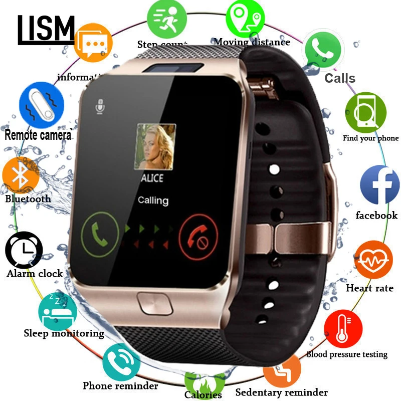 

Bluetooth Smart Watch Smartwatch DZ09 Android Phone Call Relogio 2G GSM SIM TF Card Camera for IPhone Samsung HUAWEI PK GT08 A1