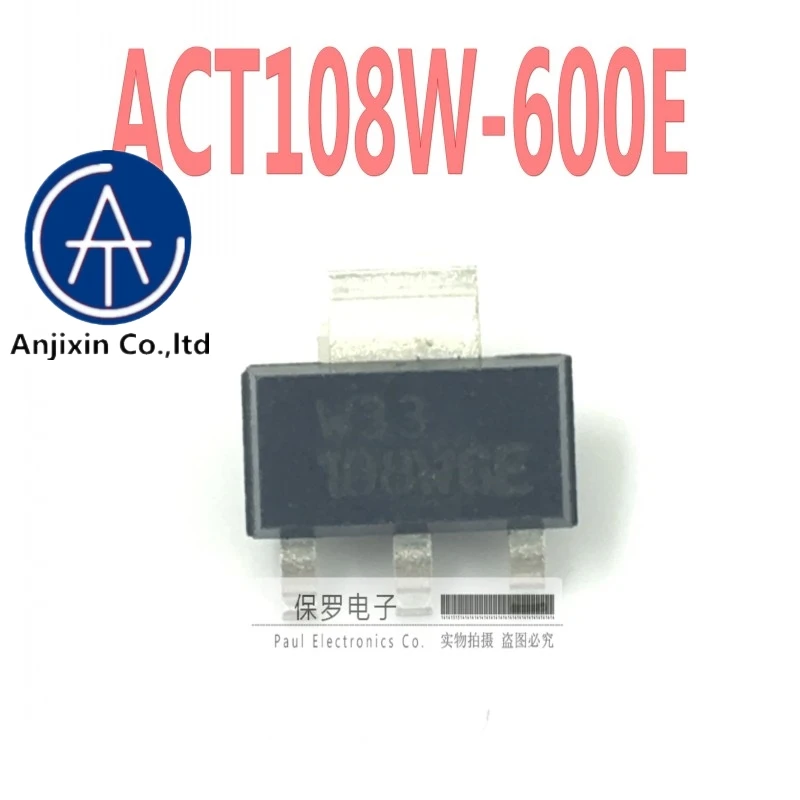 

10 шт. 100% оригинальный и новый SCR/тиристорный ACT108W-600E 108W6E СОТ-223 SMD действительный ассортимент товаров