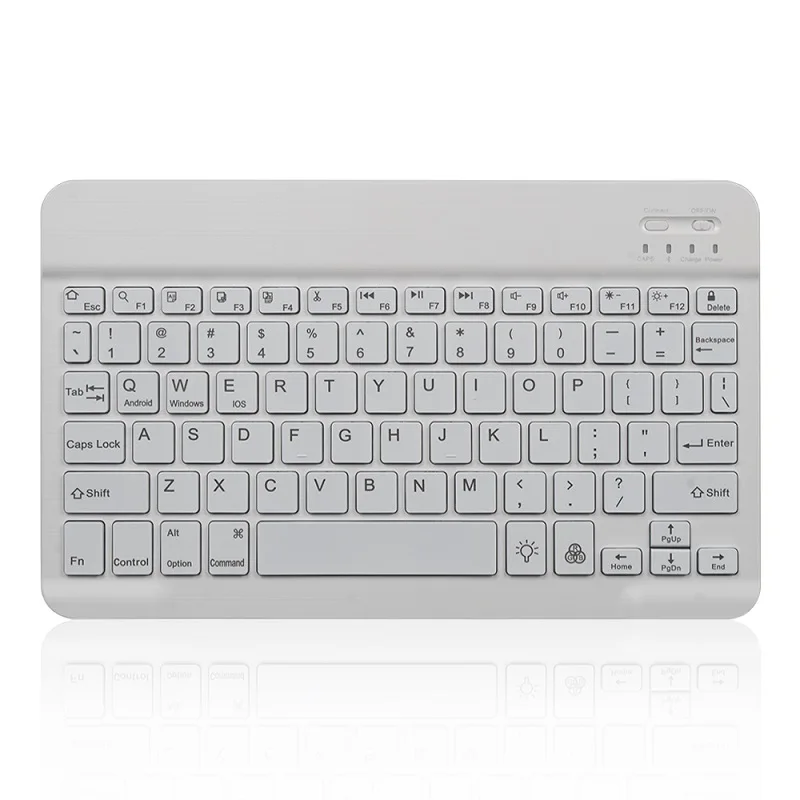 Bluetooth клавиатура для Ipad 9,7 дюймов Ipad Air 1 2 Беспроводная клавиатура с красочной подсветкой ультратонкий 1 шт