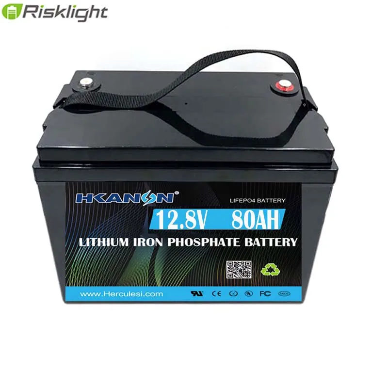 Rechargeable Lifepo4 Type 12V 80Ah Lithium Ion Marine Yacht Boat Battery Pack With LED Indicator | Спорт и развлечения