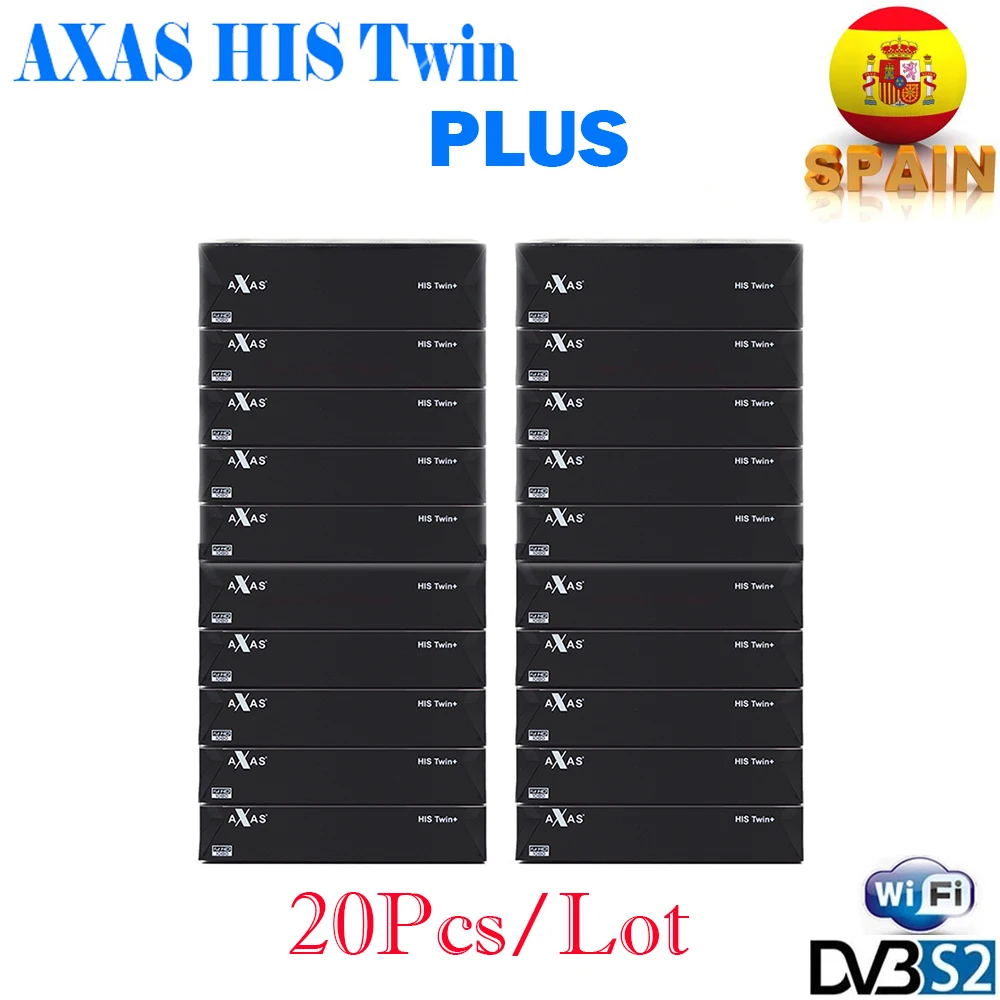 20 телевизионных приемников Axas His Twin + DVB - S2 / S HD 2x SAT Enigma 2 | Электроника