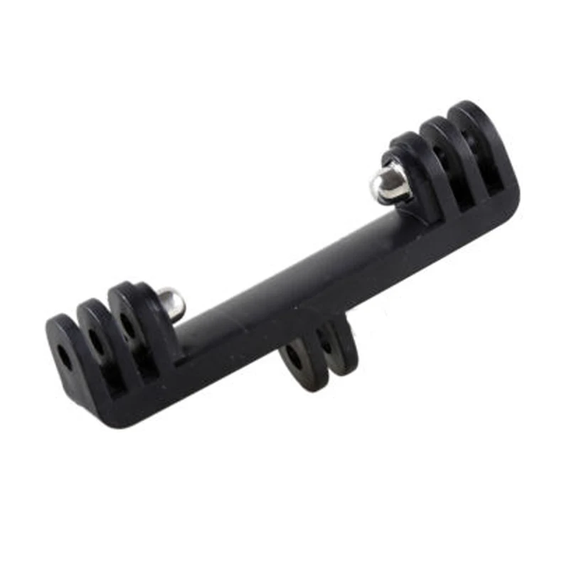 New Double Dual Bracket Tripod Holder Professional Sport Camera Handle with Screw Mount Adapter for Gopro Hero 6/5/4/3+/3/2/1