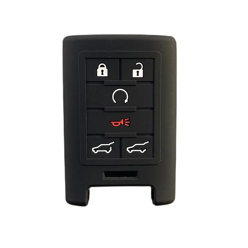 Ontto Copatible Con Cadillac Key Fob Protector Carbon Pattern Key Case - Foto 9