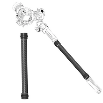 

Carbon Fiber Extension Pole Rod Stick with Screws for DJI Osmo Mobile 2 3 Ronin S Zhiyun Feiyu Vimble 2 Smooth 4