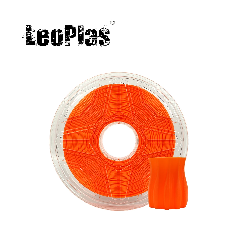 LeoPlas 1 кг 75 мм оранжевая PETG нить для FDM 3D принтера Ручка расходные материалы печати