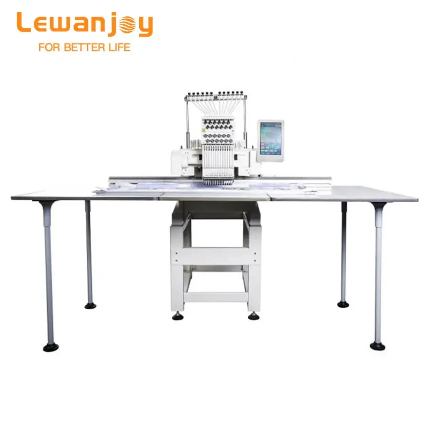 500mm*1200mm one Head Computerized Embroidery Machine For Hat T-Shirt Flat Embroidery