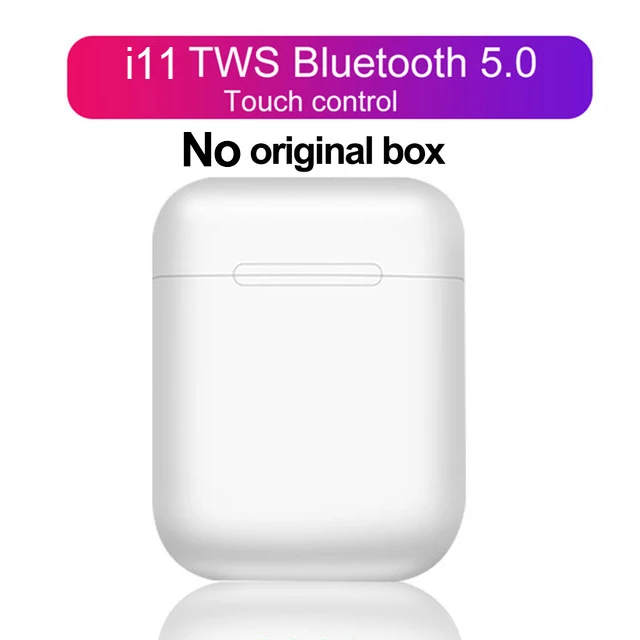 i11 TWS беспроводные наушники Bluetooth гарнитура невидимые наушники для смартфона PK i14 i12 i13 i15 i7s i20 i60 i30 - Цвет: i11 no box
