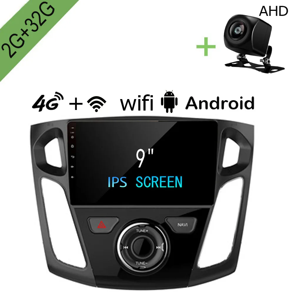 

Android Car Dvd Gps Multimedia Player For Ford Focus 2011 2012 2013 2014 2015 2G+32G 9" Radio GPS Navigation