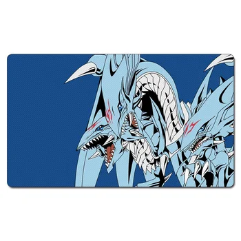 

(white dragon blue eyes) YGO Board Games Playmats The Games Mat Custom Design Playmat mouse pad rugs with Free Gift Bag
