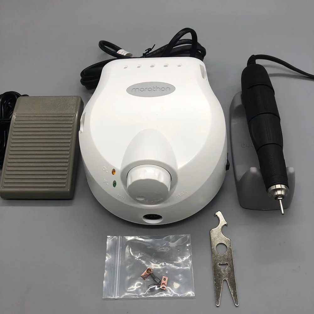 65 Вт MARATHON-Champion II 35000 об/мин сильный 210 102л ручка электрическая дрель для ногтей микро мотор шлифовальный станок для ногтей Инструменты