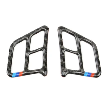 

For BMW 3 Series E90 E92 2005-2012 Steering Wheel Button Cover Carbon Fiber Trim