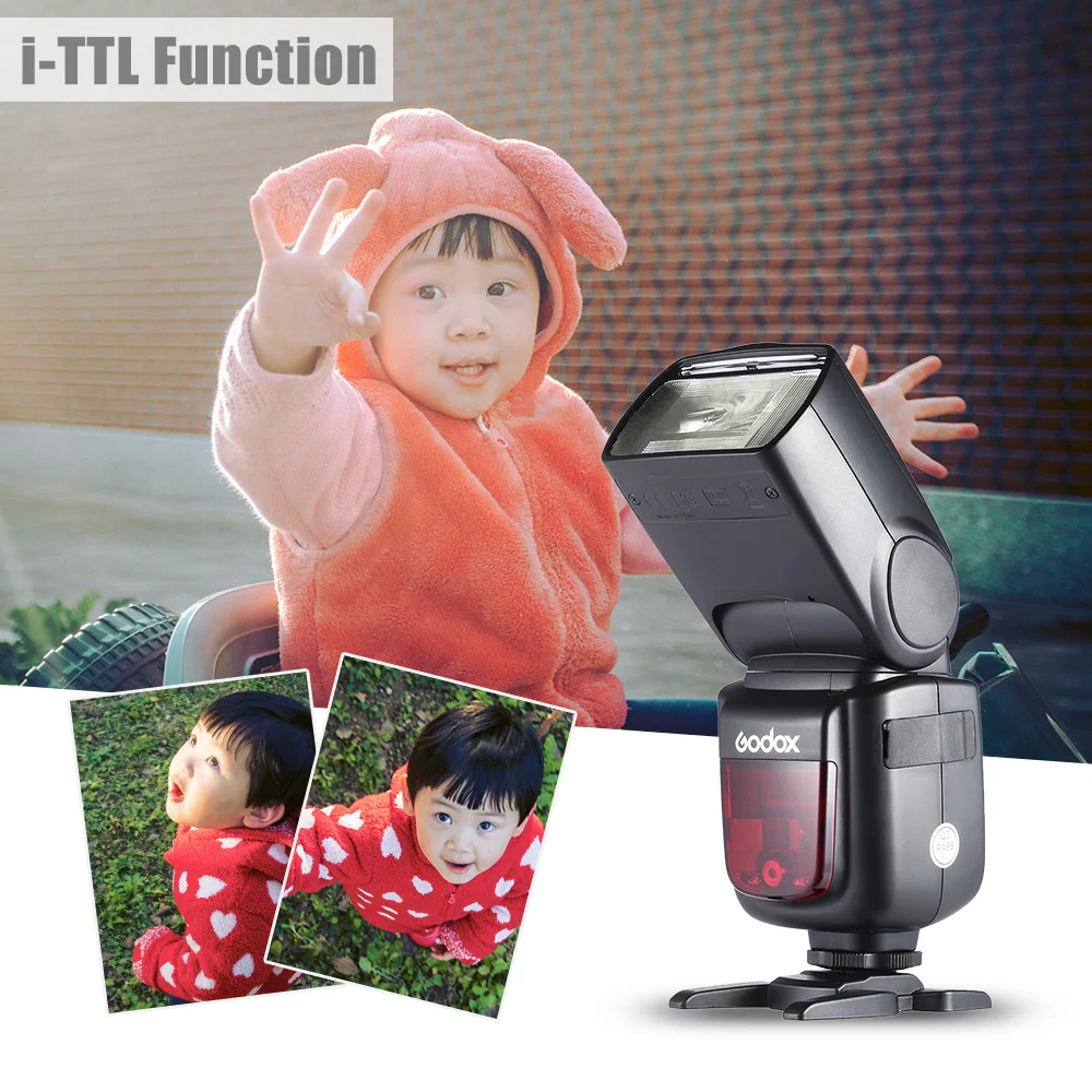 Godox V860II-N i-ttl 1/8000S HSS Master Slave GN60 Вспышка Speedlite с X1T-N ttl 1/8000s вспышка триггер для Nikon DSLR камеры