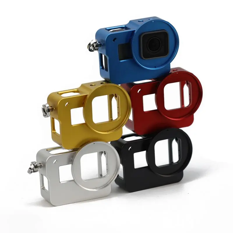 Высший сорт чехол для алюминиевого сплава корпус для GoPro HERO 5 6 Экшн камеры защитный чехол