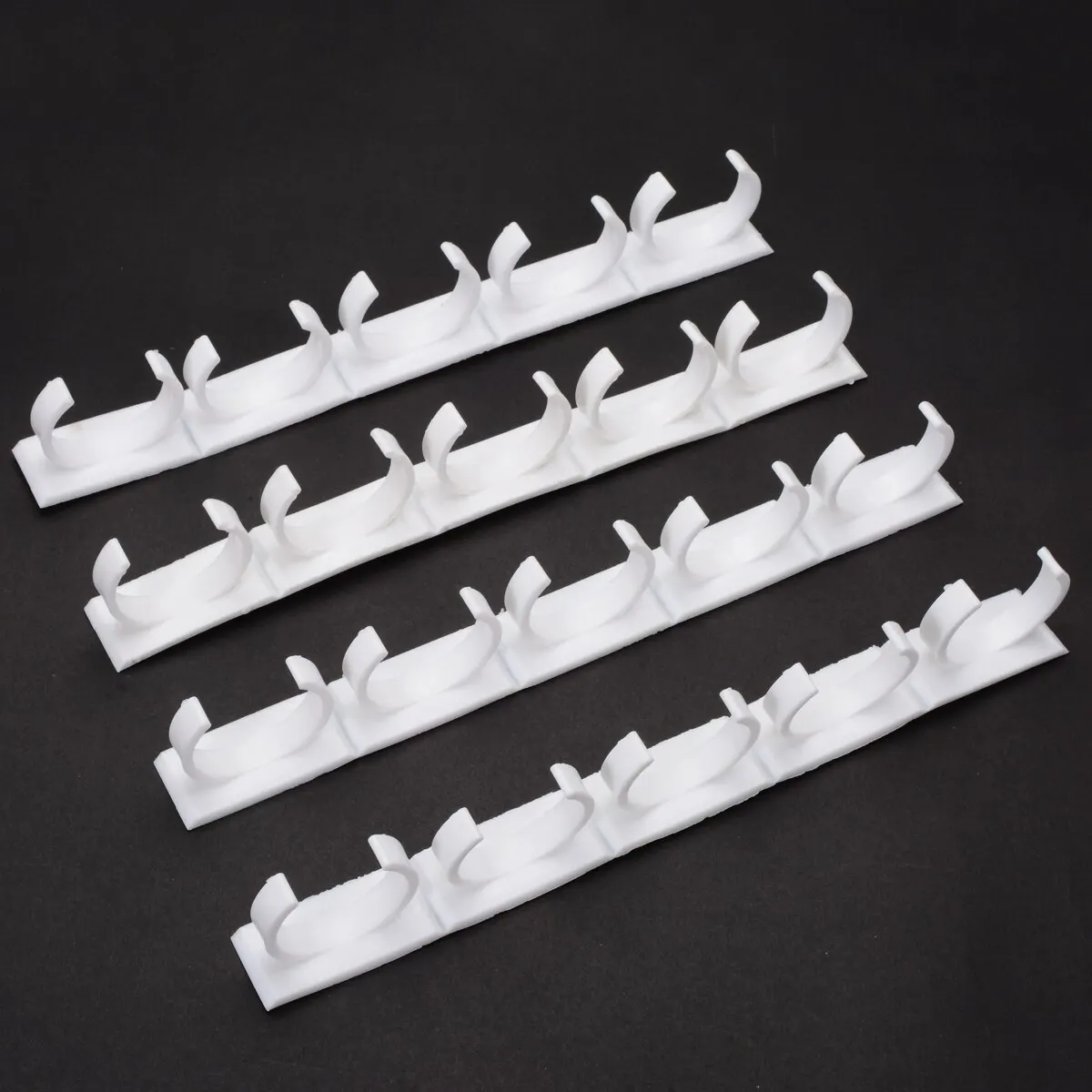 20 Racks Plastic Spices Jar Holders Kitchen Spice Clips Gripper Jar Rack Multi Easy Wall Cabinet Door Storage Organizer