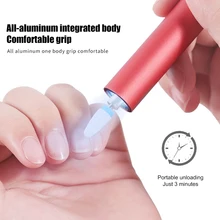 Профессиональный светодиодный электрические сверла для ногтей Make UpWomen, шлифовальная ручка для резьбы, маникюрный аксессуар, Новинка