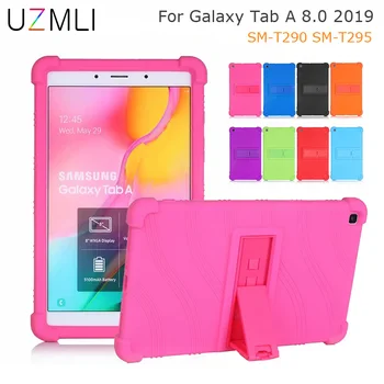 

Tablet Case For Samsung Galaxy Tab A 8.0 2019 T290 T295 T297 Full Body Protect Adjustable Shockproof Case Child Soft Cover