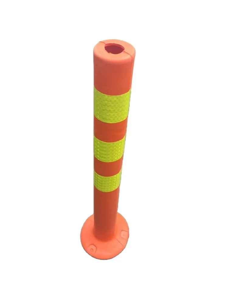 45CM EVA Reflective Safety Soft Standing Pillars Warning Reflective Plastic Road Sign