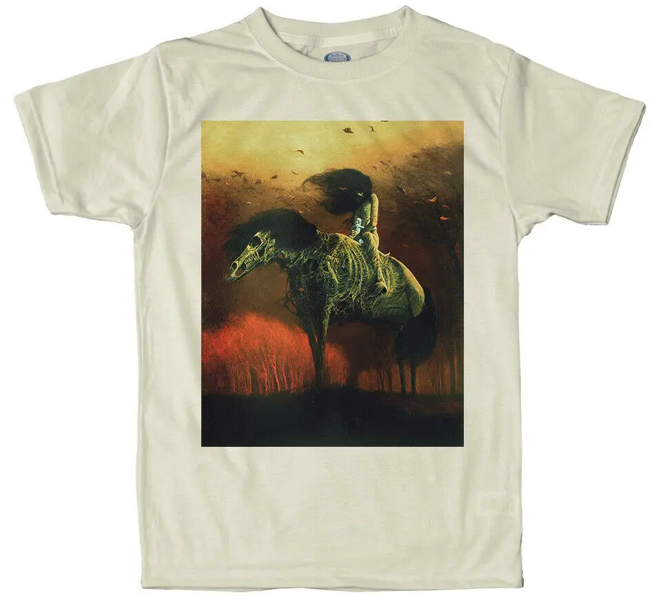 Zdzis Aw Beksi Ski Painting T Shirt | Мужская одежда