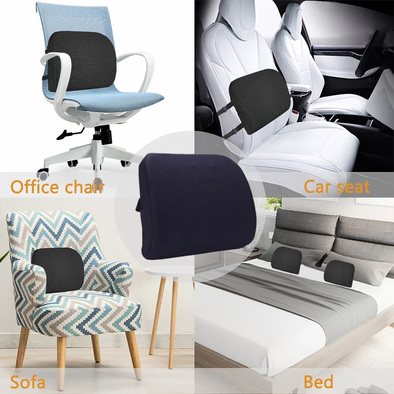Всплеск памяти опорная задняя подушка с 3D сеткой идеальная подушка под спину для компьютера/офисного стула, сиденья автомобиля, кресла и т. Д