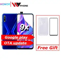 Honor 9x 9x pro смартфон Kirin 810 Восьмиядерный 6,59 дюймов подъем полный экран 48MP две камеры 4000 мАч GPU Turbo мобильный телефон