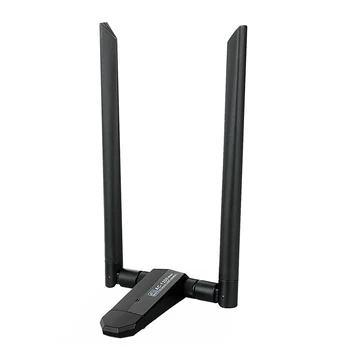 

1200Mbps WiFi Adapter Antennas Wireless Long Range Dual Band 2.4G/5.8G USB 3.0 FKU66