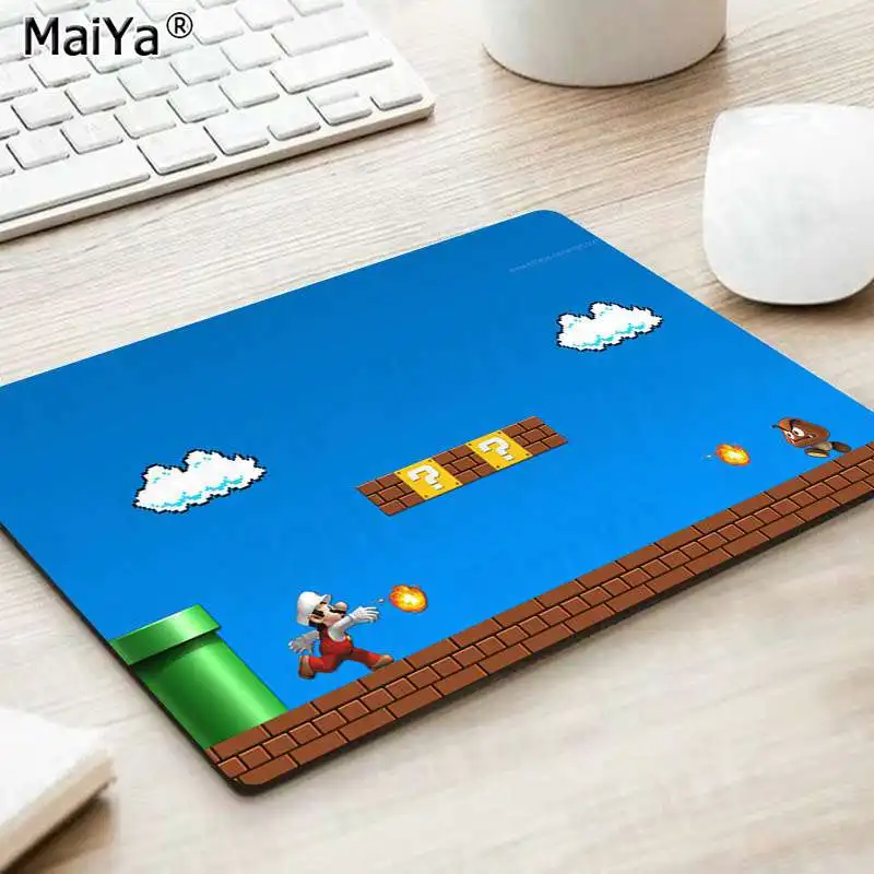 No Lock Edge18x22cm MaiYa Подарочный коврик классическая игровая сцена индивидуальные коврики для мыши компьютерный Аниме Коврик для мыши и ноутбука игровой коврик для мыши - Цвет: No Lock Edge18x22cm