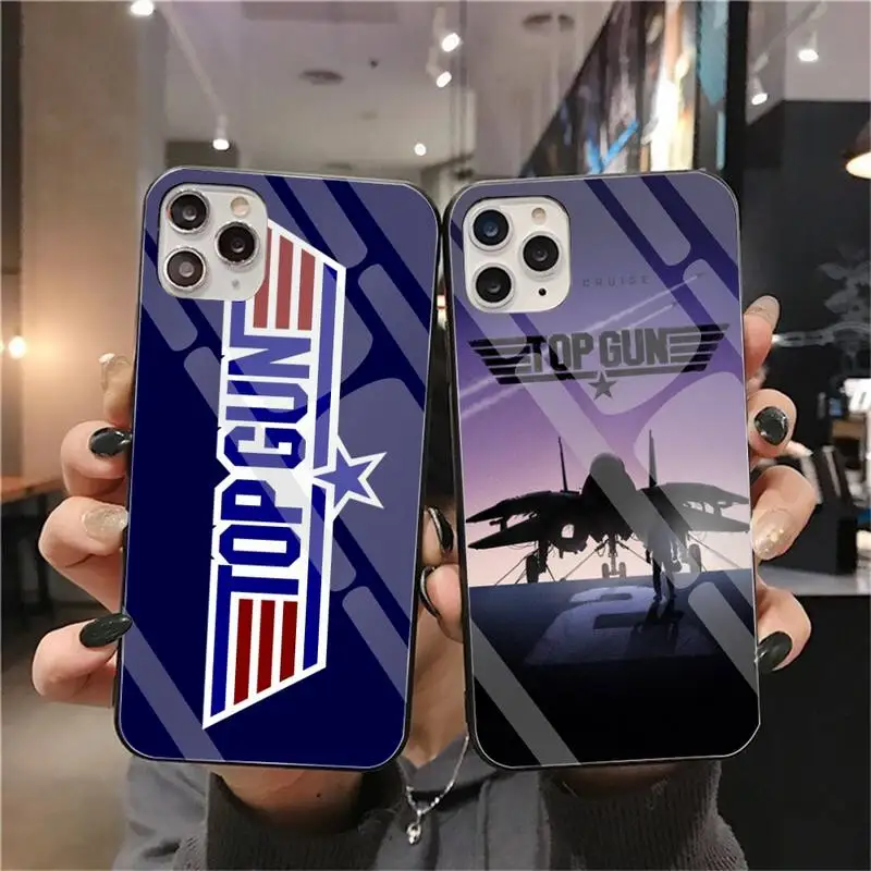 Iphone 12 Mini Top Gun Case Tempered Glass Phone Case Iphone Xs Max
