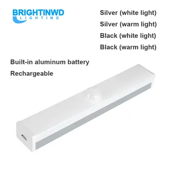 

Smart LED Night Lights Human body induction Cabinet Corridor Indoor Lighting Lamp For Home Bedroom Lighting Recharge Night Light