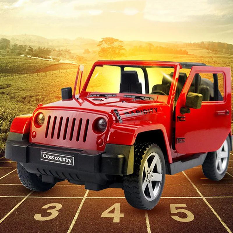 1:12 One-Button Door Opening Window Simulation Off-Road Vehicle Model Climbing Car Remote Control Off-Road Vehicle Child Boy Toy