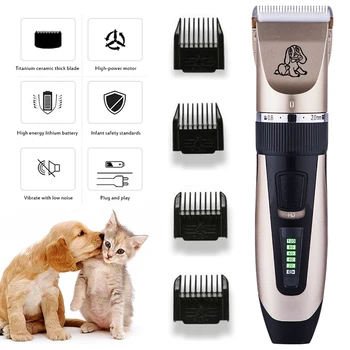 

9In1electric Pet Professional Cat Dog Haircut Clipper Teddy Hair Grooming Machine Tool Usb Rechargeable Shavers Hair Cutter