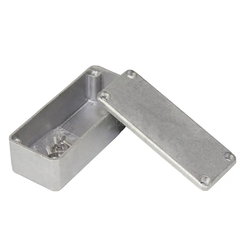 10 шт. 1590A Гитара педаль Stomp алюминиевый корпус коробка|guitar pedal|aluminum stomp boxaluminum pedal box |