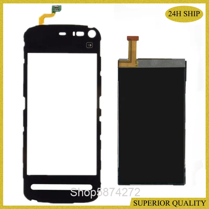 

LCD with Touchscreen for Nokia 5800 LCD Display screen Digitizer Glass Panel Front Glass Lens Sensor