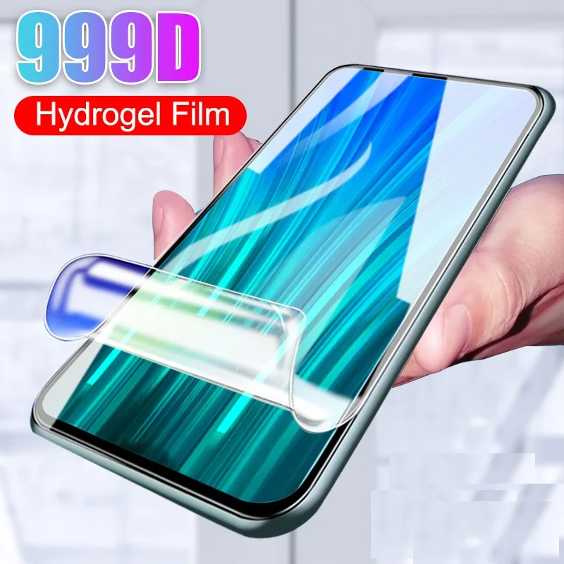 9D 9H Full Screen Protective on the Redmi 9 9A 9C 8 8A 7 7A For Xiaomi Note Pro 8T 9S Hydrogel Film Case | Мобильные телефоны и