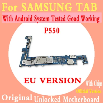 

Original Motherboard For Samsung Galaxy Tab A 9.7 P550 P555 Unlocked Mainboard Android Logic Board with chips MB free shipping