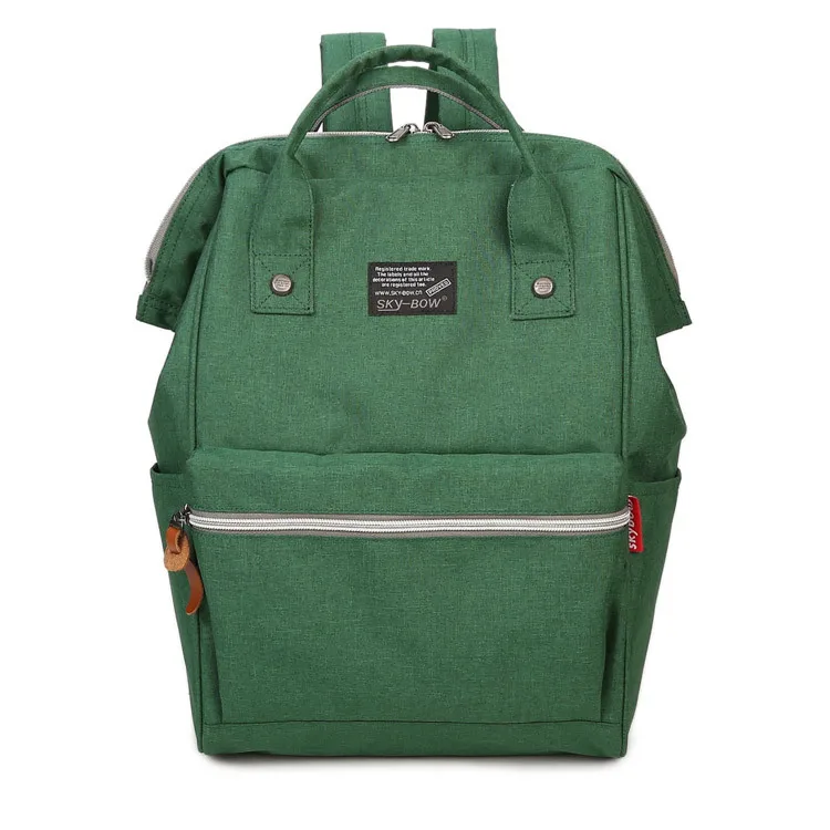 Green Корейский стиль Оксфорд рюкзак женский Plecak Na Laptopa Damski Mochila Para большой емкости рюкзаки для девочек Feminina Mochilas - Цвет: Green