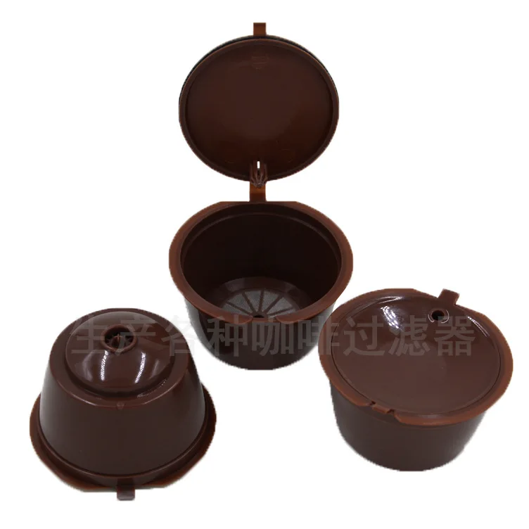 

Repeatable Nestle Coffee Filter Filled Coffee Capsule Food Grade Dolce Fun Cool Thinking Filter Pink Shell