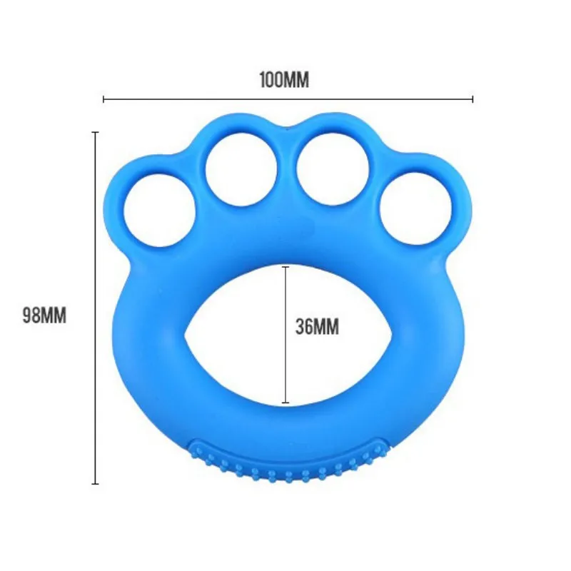 Grip rubber ring ладони удар палец реабилитации хват тренировочный кольцо случайный цвет