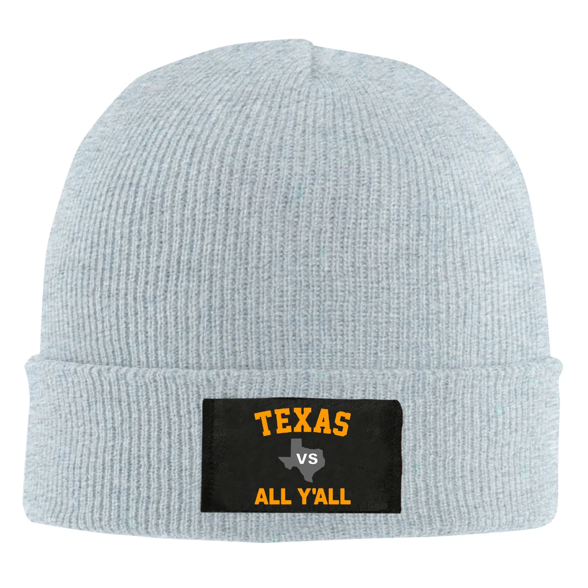 Texas Vs All Yall Черная шапка мужская женская Зимняя Теплая Лыжная кепка вязаная шапка с черепом