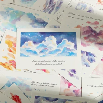 

30 Sheets/set Beautiful Cloud Paper Postcard Colorful Sky Letter Paper Card Creative Writing Greeting Gift Postcards