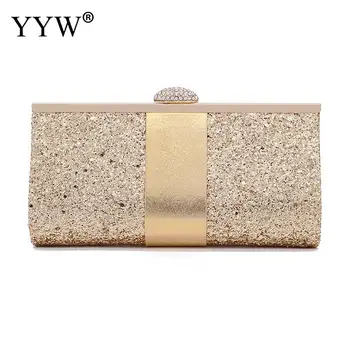

Women Handbags Rhinestone Clutch Bag Silver Sequins Evening Clutches Purse Ladies Glitter Cocktail Party Wedding Bags Elegant