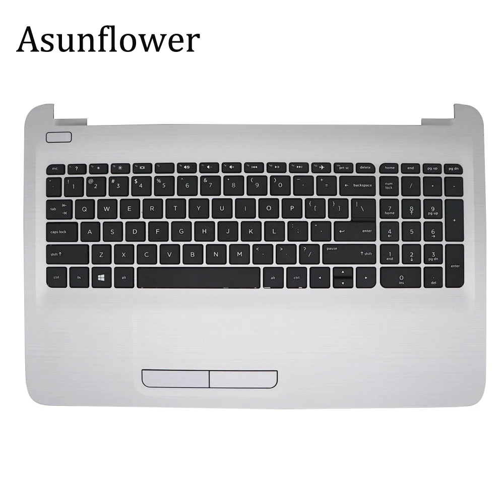 Asunflower для hp 15-AY039WM 15-AY 15-BA Series 250 G5 Ноутбук Упор для рук с клавиатурой TOUC hp AD 855022-001 Упор для рук Чехол