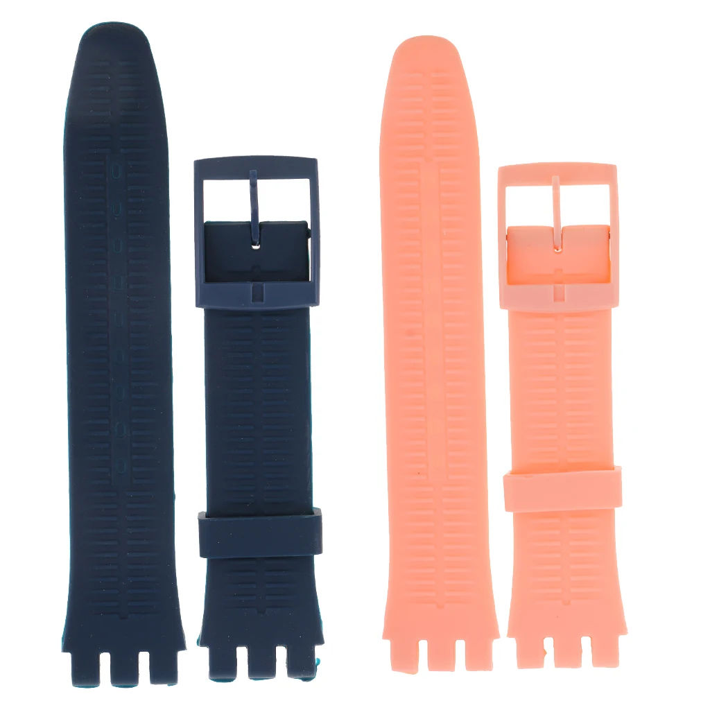 

2 Pieces Lot Hypo-allergenic Mens Women Smart Watch Band Replacement Strap 19mm Replacement Band