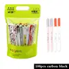 100pcs carbon black